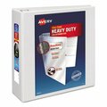 Avery Dennison EZD View Binder, Heavyduty, 4 Cap Whitein 79104